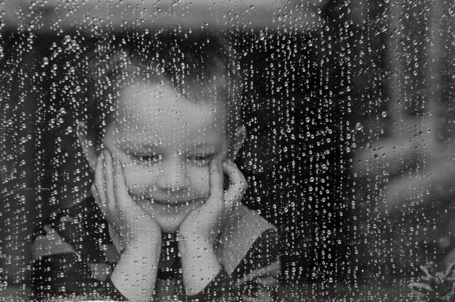 child-and-rain